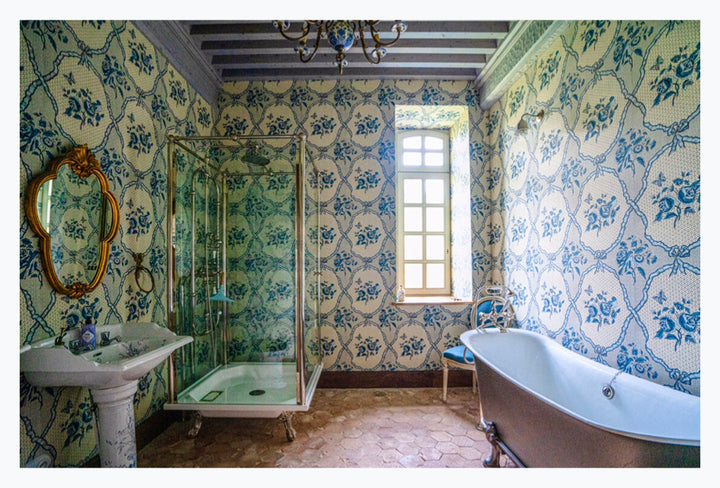 10 Artful French or French-inspired Bathrooms