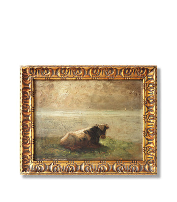 Vache Allongée - French Art Shop