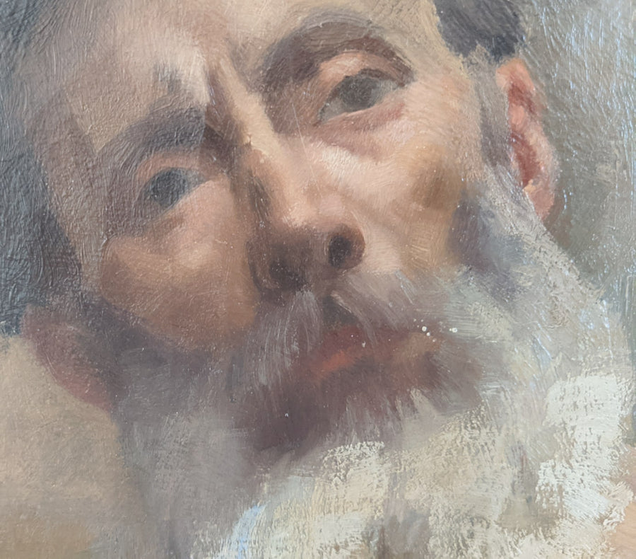 antique portrait painting man