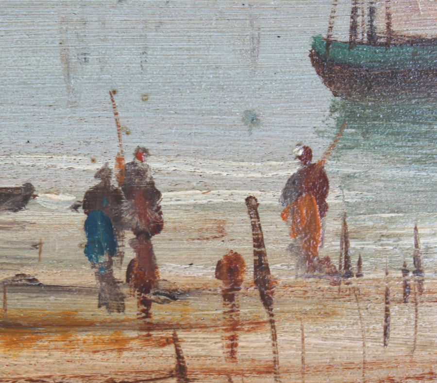 French Antique Marine Painting for sale 