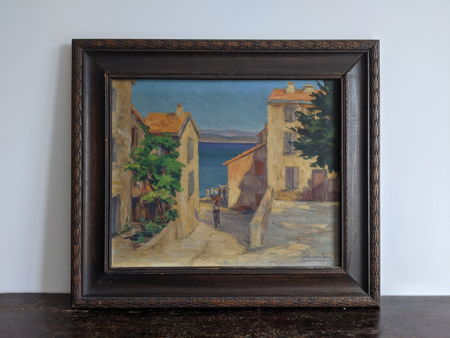 La Descente Au Port - French Art Shop