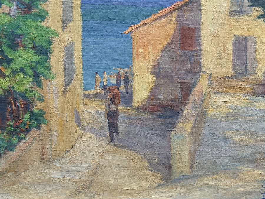 La Descente Au Port - French Art Shop