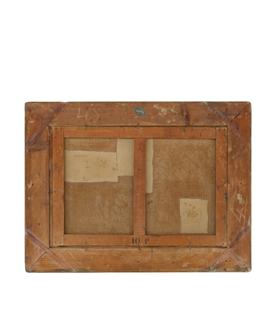 19th-century Oil on Canvas Painting of Pond for sale