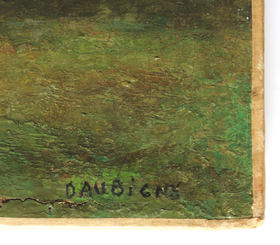antique french barbizon landscape 