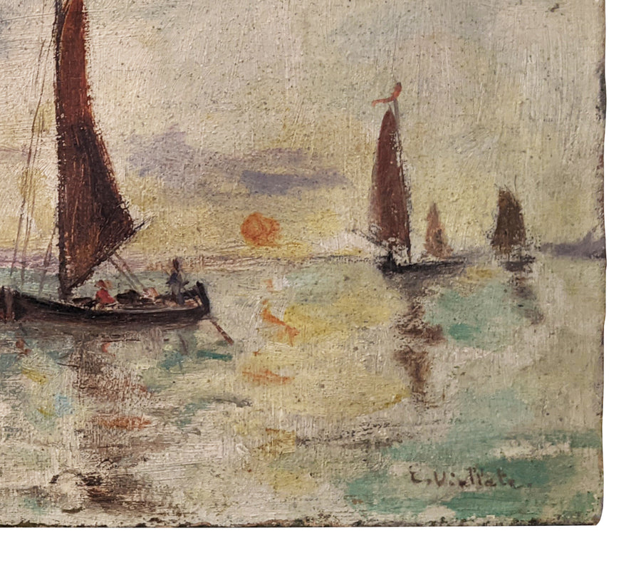 To be edited: The Sailboats - French Art Shop