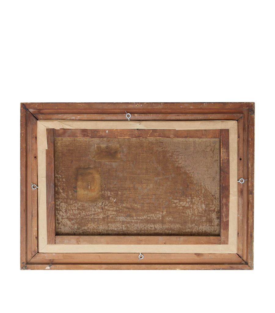 antique french oil painting original for sale 