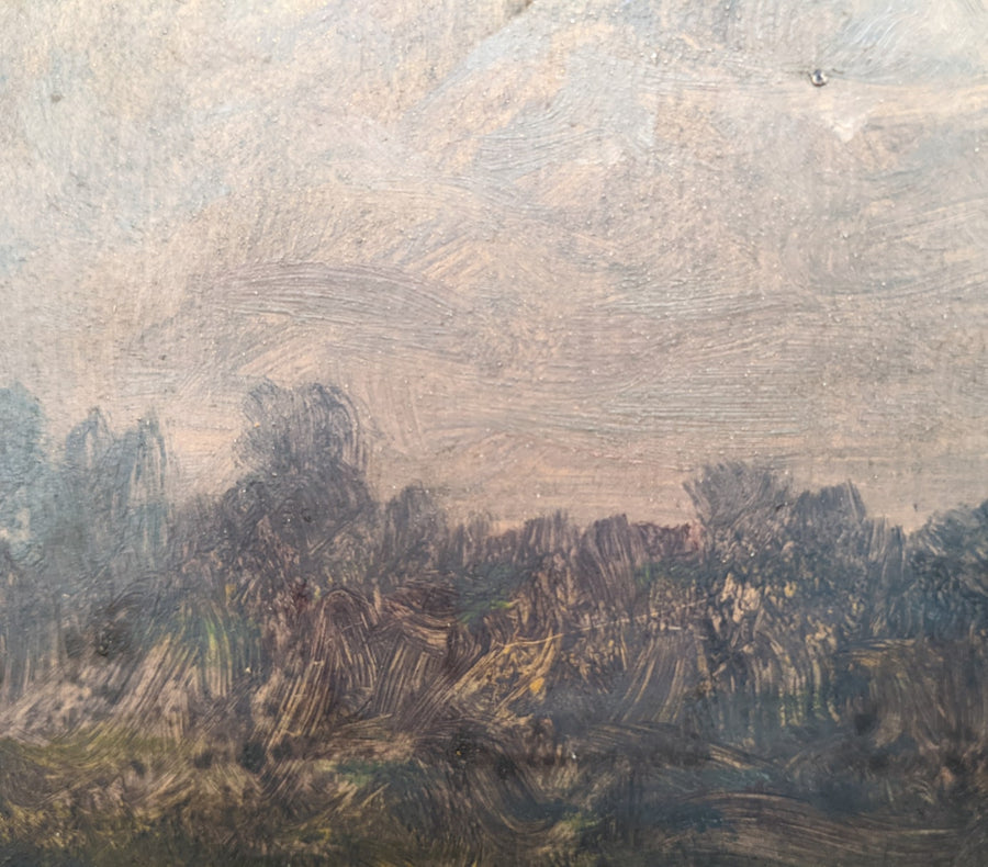 antique impressionist french landscape painting for sale