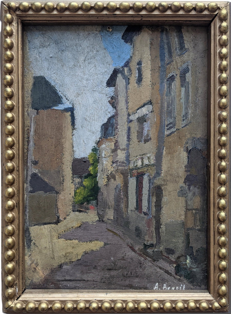 Village Street - French Art Shop