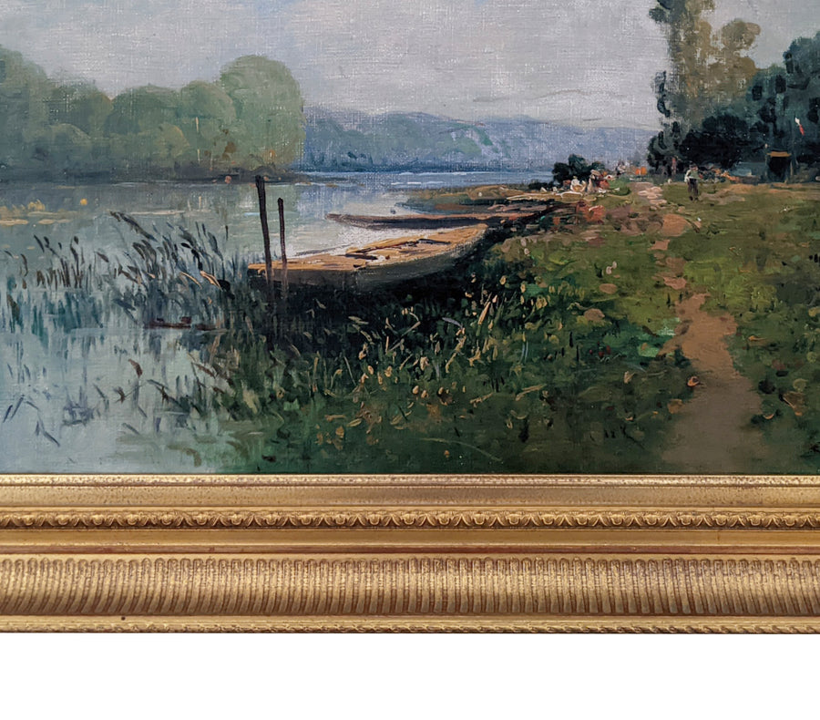 To be edited: The Moored Boat - French Art Shop