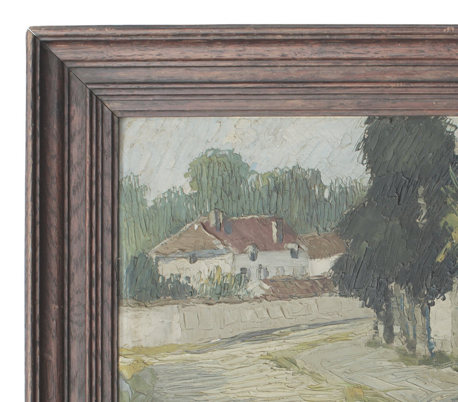 antique french impressionist painting for sale