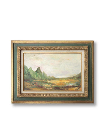 antique french landscape painting for sale