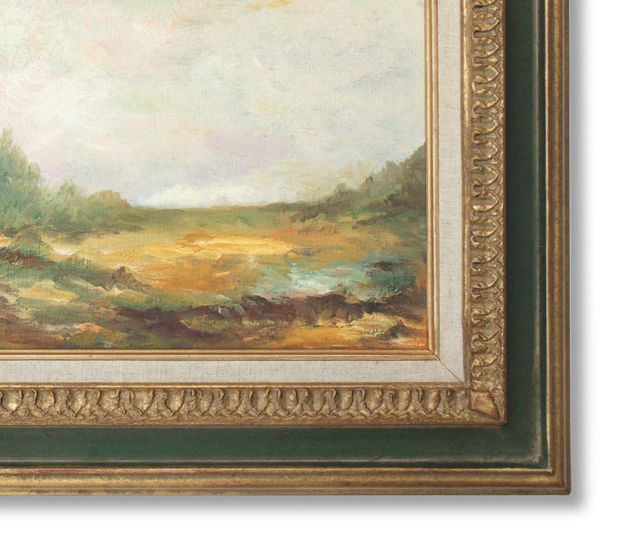 antique french landscape painting for sale