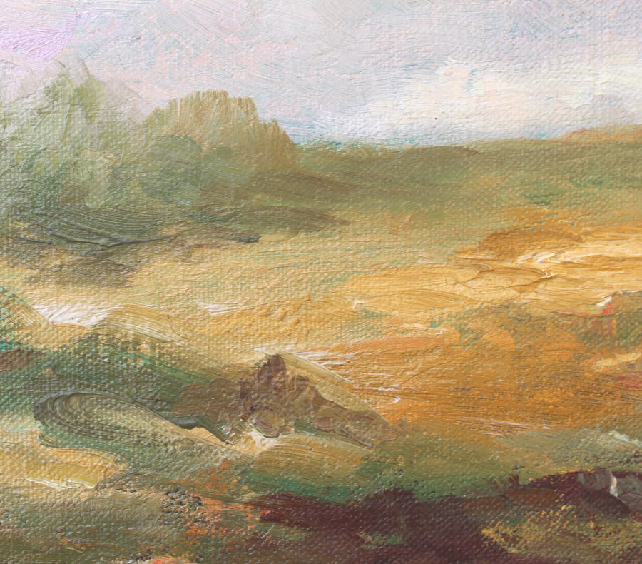 antique french landscape painting for sale