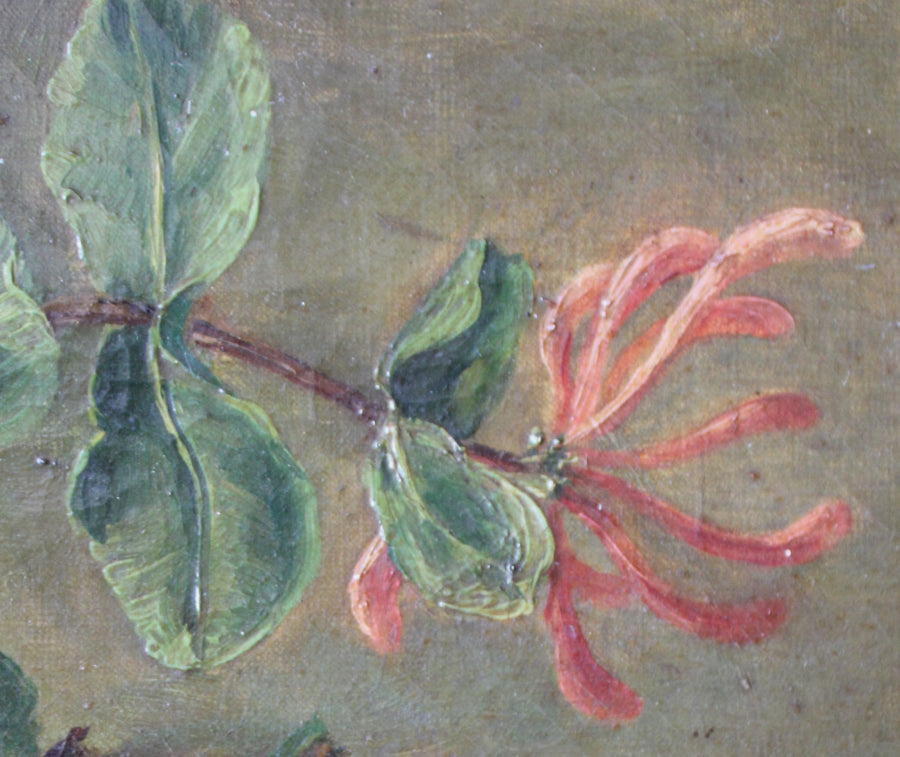 antique early 1800s still life painting signed for sale