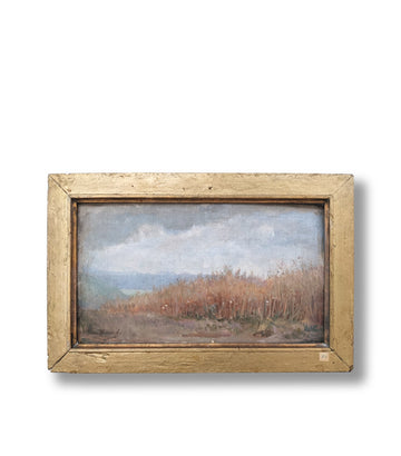 antique impressionist landscape painting france