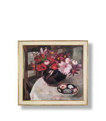 To be edited: Flowers and Bowl - French Art Shop