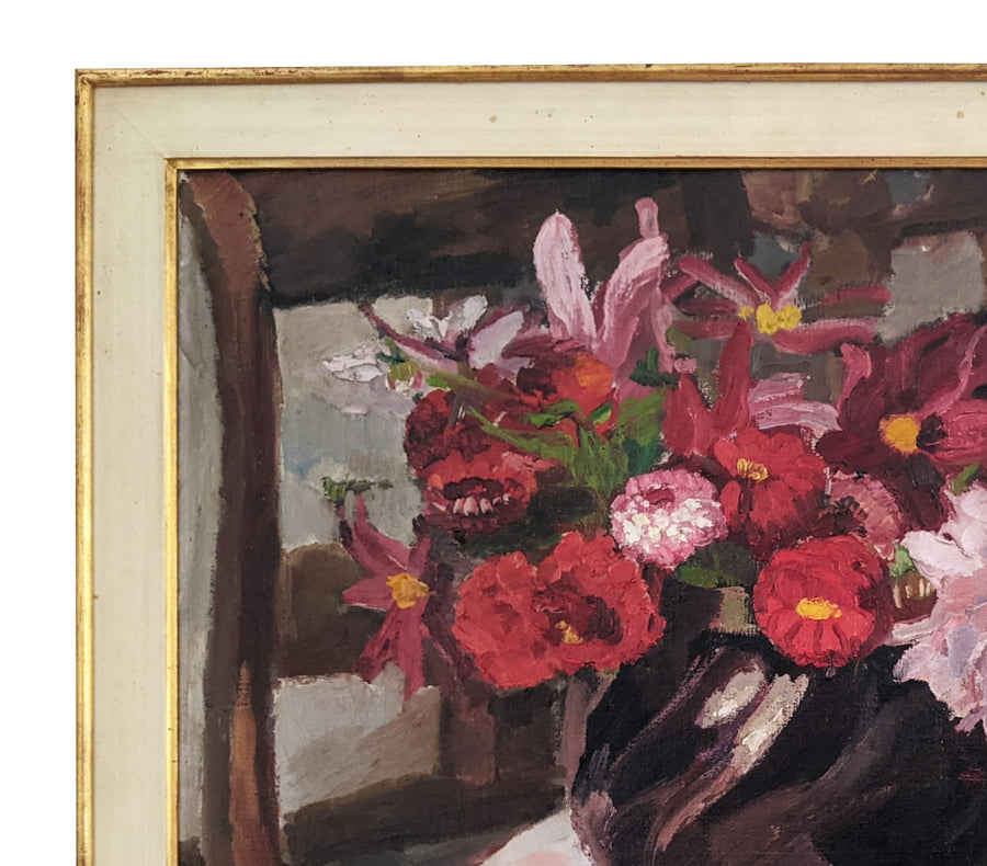 To be edited: Flowers and Bowl - French Art Shop