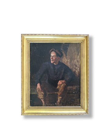 Seated Man - French Art Shop