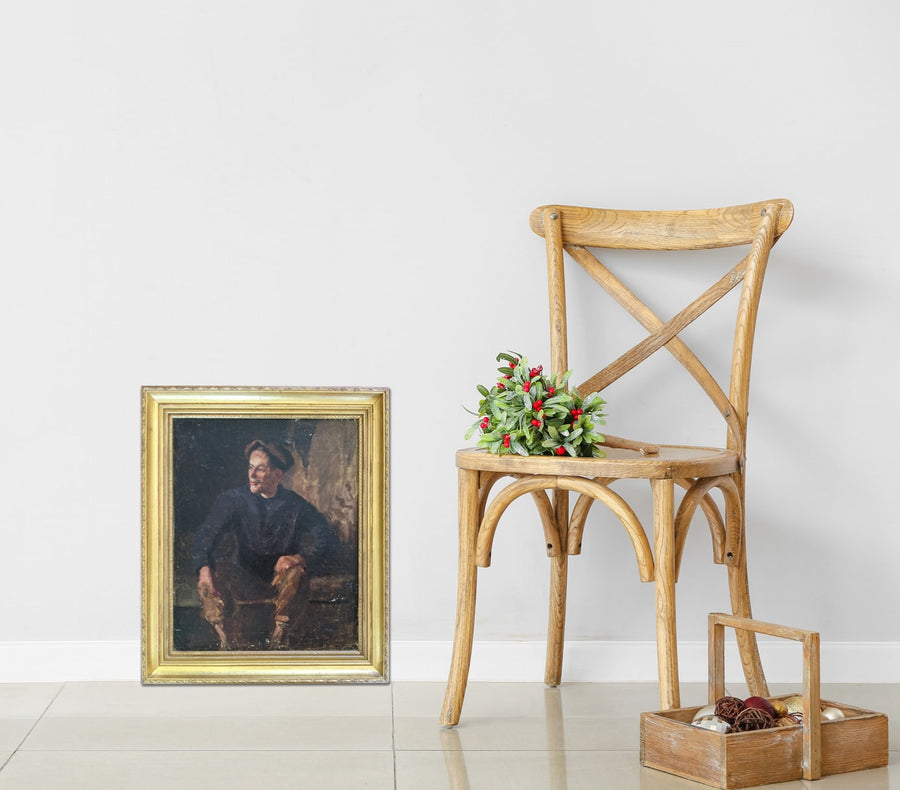 Seated Man - French Art Shop