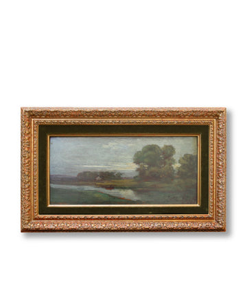 French Antique Landscape Painting for sale