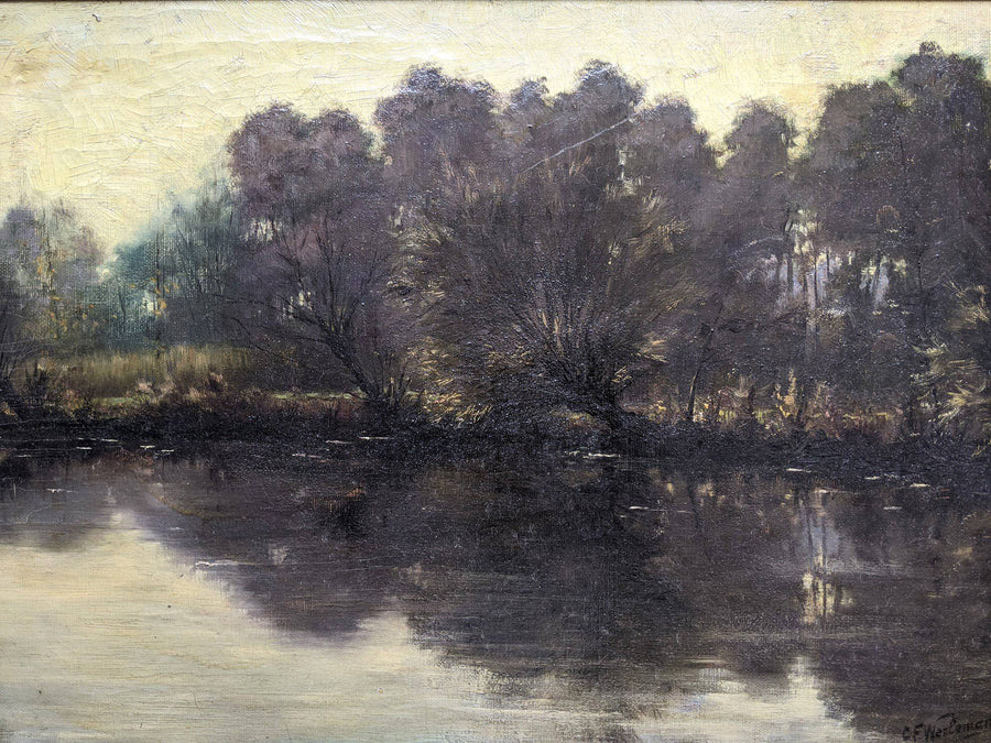 Antique French Landscape Painting - French Art Shop