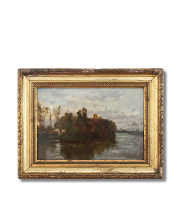 River & Clouds - French Art Shop